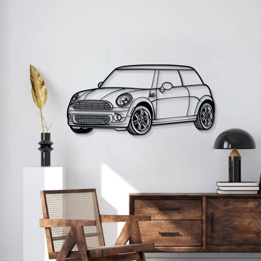 MINI COOPER Silhouette Metal Wall Art