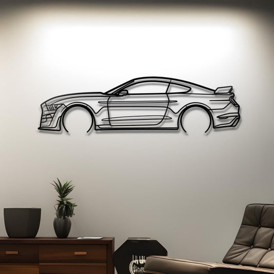 2020 Mustang Shelby GT500 Metal Silhouette