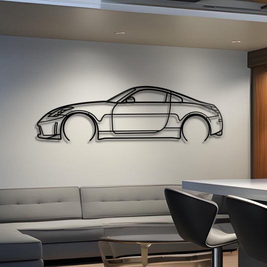 2005 350Z Metal Silhouette