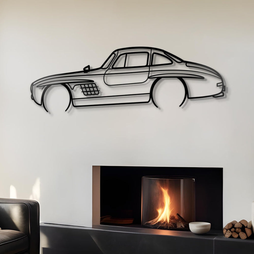 1957 300SL Metal Silhouette