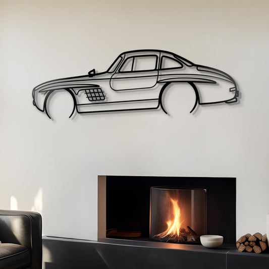 1957 300SL Metal Silhouette