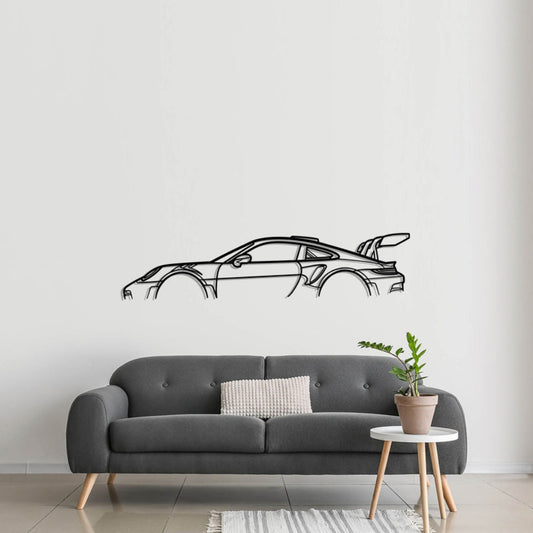 2023 911 (992) GT3 RS Cut Metal Silhouette