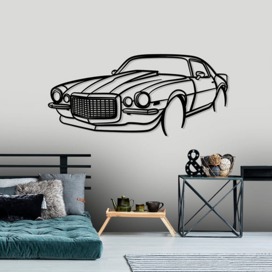 1972 Chevrolet Camaro Z28-RS Front Angle Silhouette