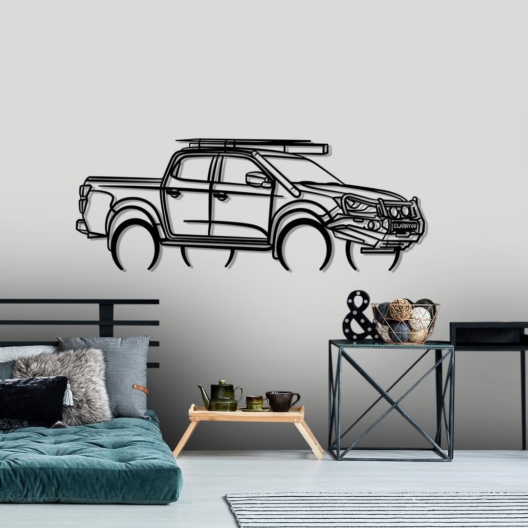 Isuzudmax 2023 Metal Silhouette